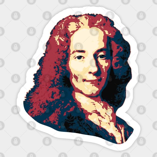 Voltaire copy Sticker by Nerd_art